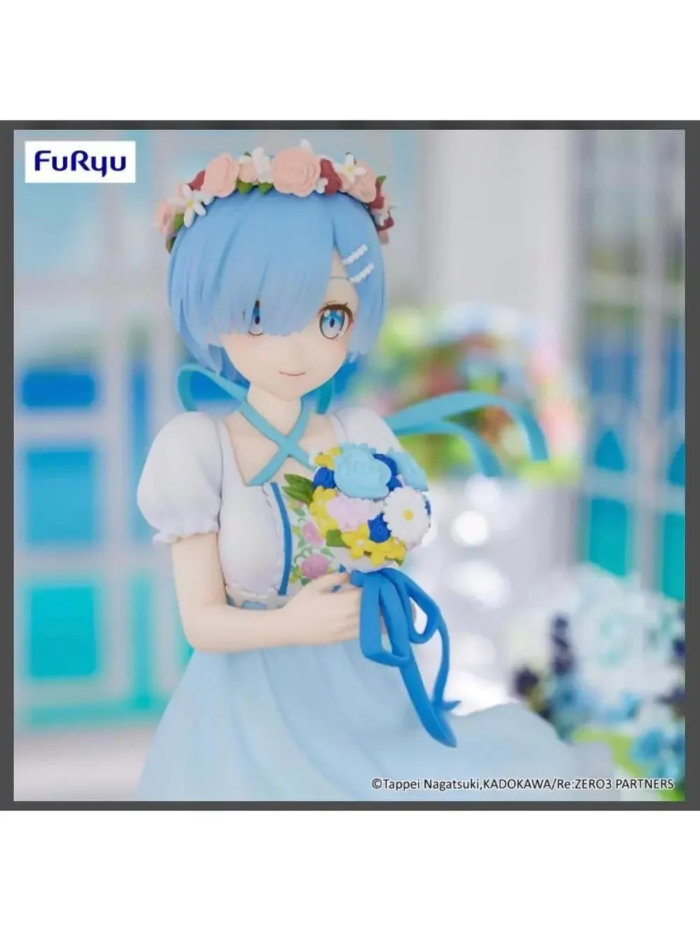 FuRyu Rem Flower Dress Figure Re:Zero Blue One Size US Seller